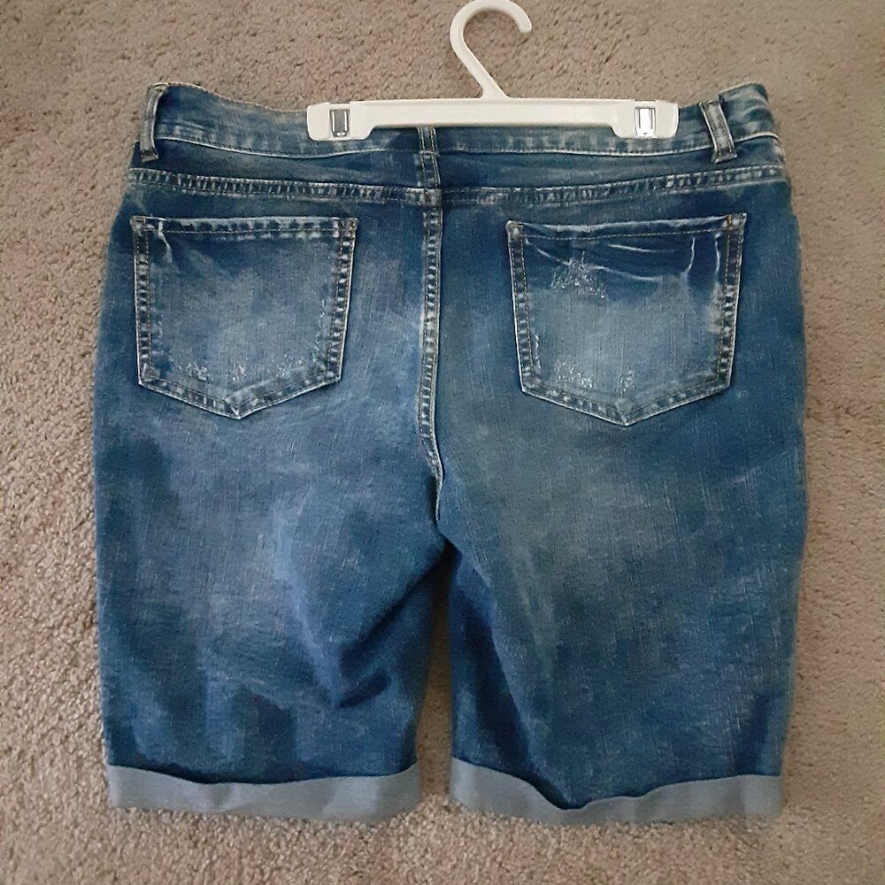 denim shorts